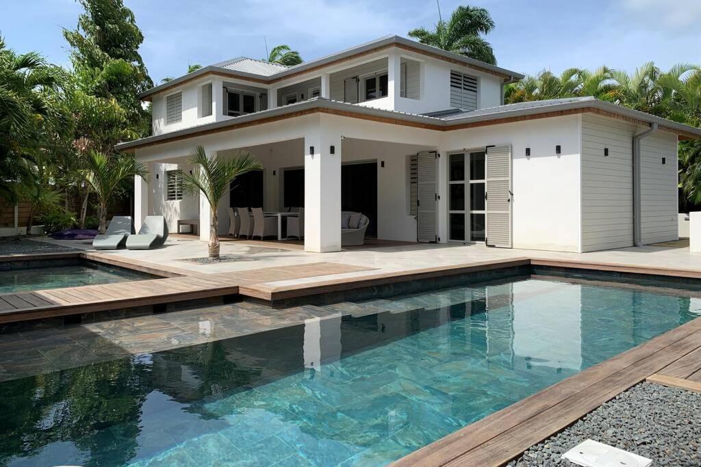 Villa Manzana : Neuve 4Ch 4Sdb 2 Piscines - Luxe サン・フランソワ エクステリア 写真