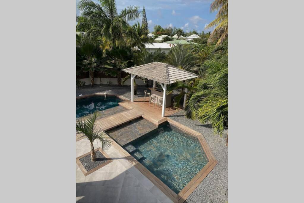 Villa Manzana : Neuve 4Ch 4Sdb 2 Piscines - Luxe サン・フランソワ エクステリア 写真