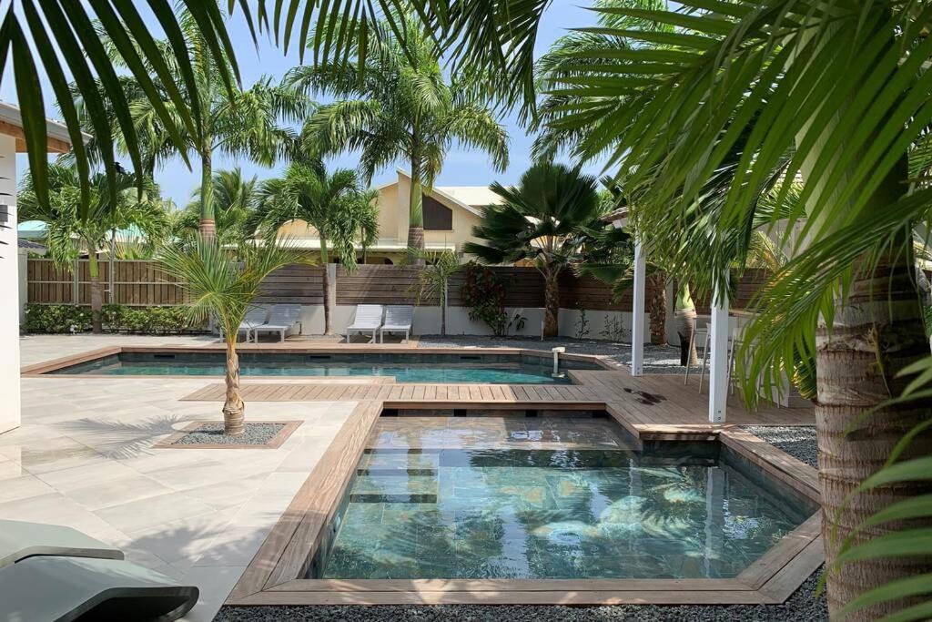 Villa Manzana : Neuve 4Ch 4Sdb 2 Piscines - Luxe サン・フランソワ エクステリア 写真