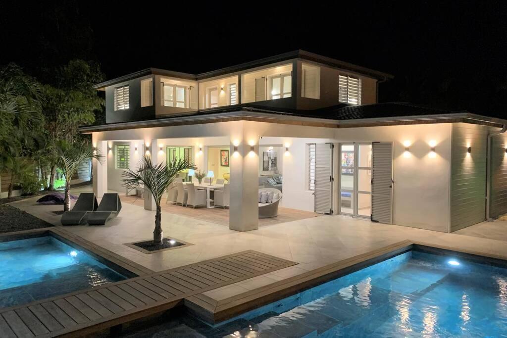 Villa Manzana : Neuve 4Ch 4Sdb 2 Piscines - Luxe サン・フランソワ エクステリア 写真