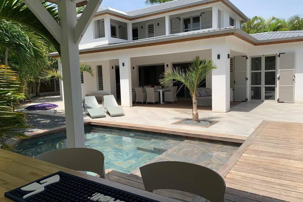 Villa Manzana : Neuve 4Ch 4Sdb 2 Piscines - Luxe サン・フランソワ エクステリア 写真