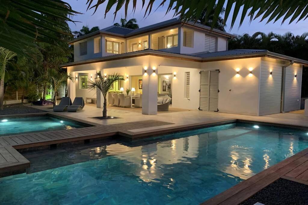 Villa Manzana : Neuve 4Ch 4Sdb 2 Piscines - Luxe サン・フランソワ エクステリア 写真