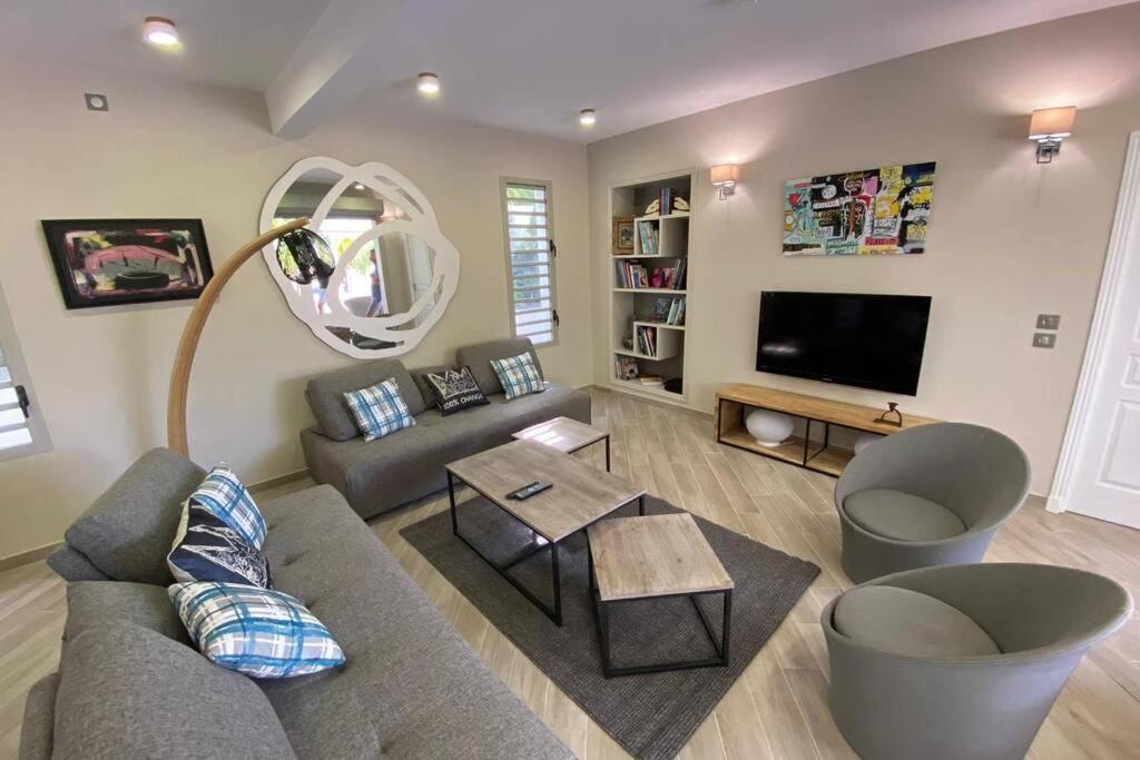 Villa Manzana : Neuve 4Ch 4Sdb 2 Piscines - Luxe サン・フランソワ エクステリア 写真