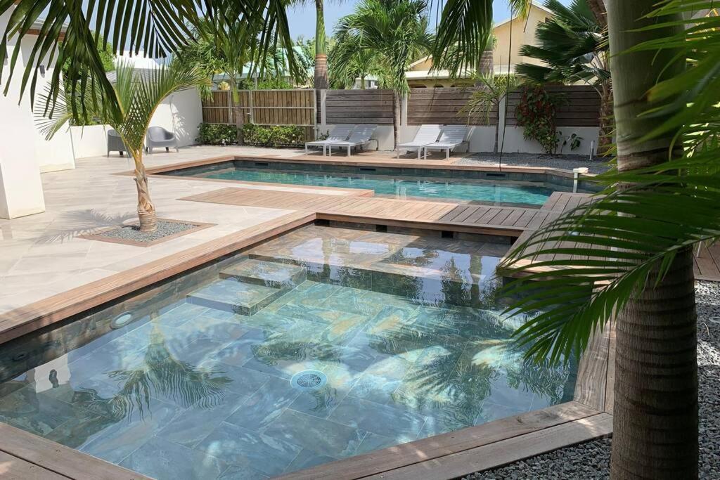 Villa Manzana : Neuve 4Ch 4Sdb 2 Piscines - Luxe サン・フランソワ エクステリア 写真