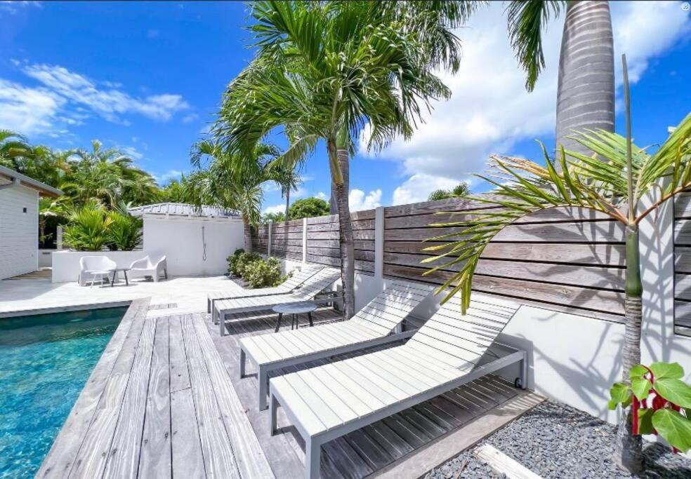 Villa Manzana : Neuve 4Ch 4Sdb 2 Piscines - Luxe サン・フランソワ エクステリア 写真
